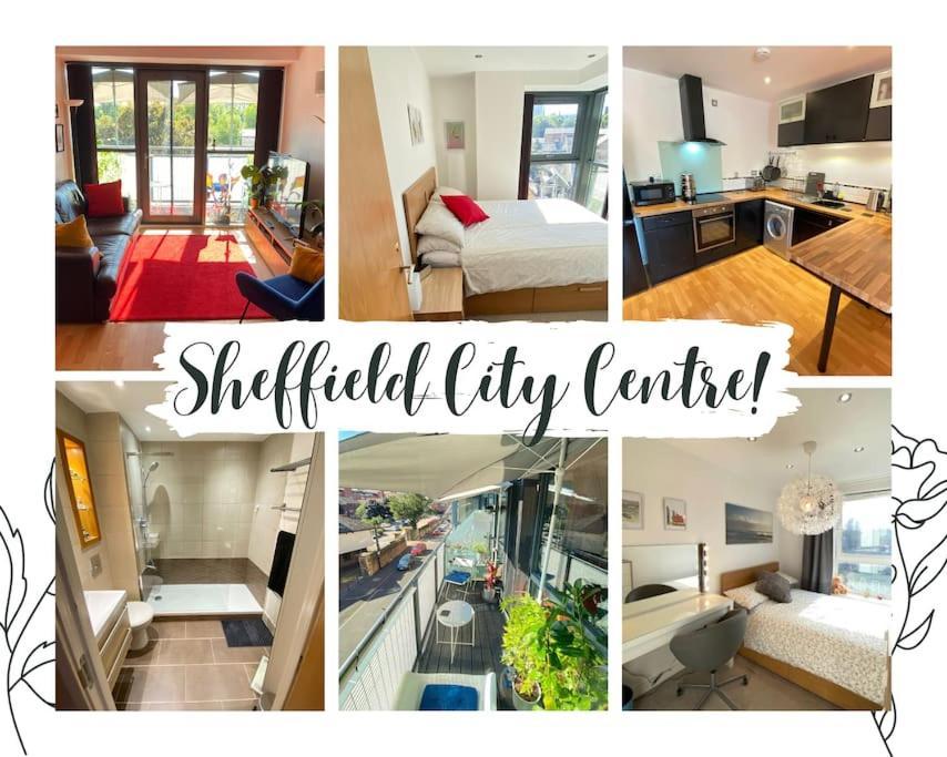 Sheffield City Centre Apartment & Balcony Exterior foto